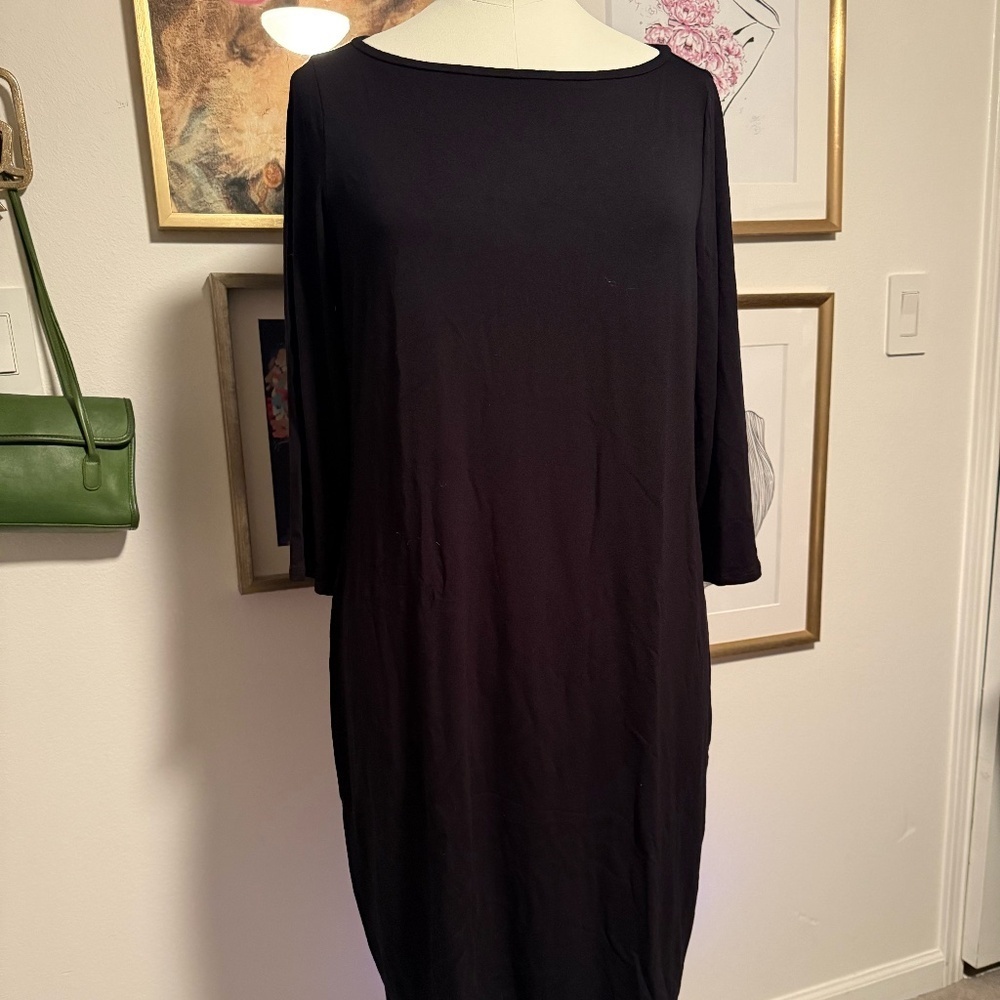 Eileen Fisher Black Dress 119